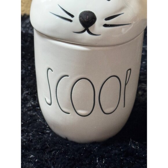 Rae Dunn Magenta  Bunny Scoop Ceramic Container With Lid Artisan Collection - Picture 3 of 8